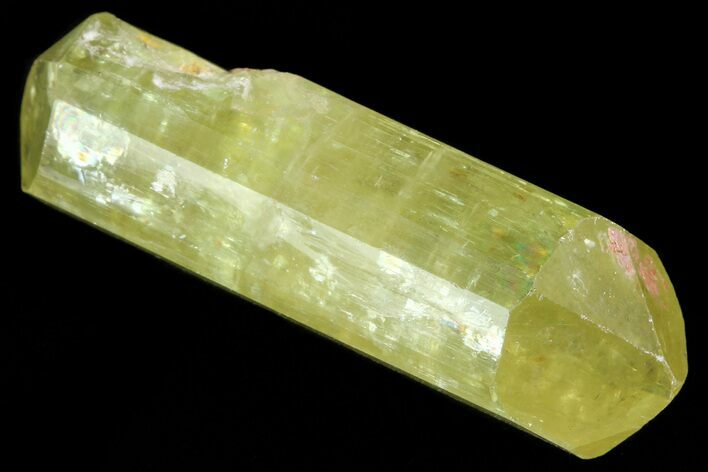 Lustrous Yellow Apatite Crystal - Morocco #82450